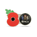 National Crime Agency Service Poppy Pin
