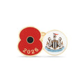 Newcastle United Poppy Football Pin 2026