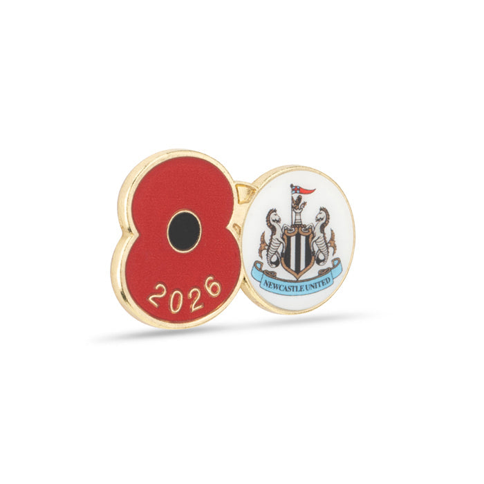 Newcastle United Poppy Football Pin 2026