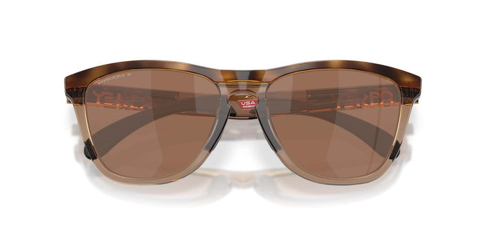 Oakley Frogskins Range Xl OO9503 Brown Tortoise/Brown Smoke-Prizm Tungsten Polarised #colour_brown-tortoise-brown-smoke-prizm-tungsten-polarised