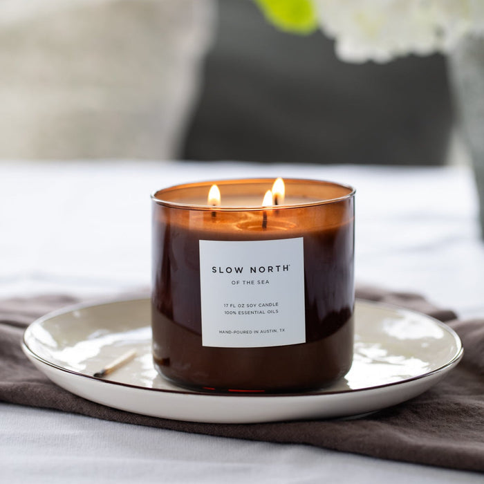Of The Sea – Eucalyptus, Lavender & Peppermint Signature 3-Wick Soy Candle