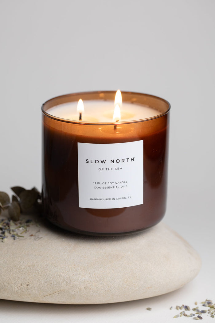 Of The Sea – Eucalyptus, Lavender & Peppermint Signature 3-Wick Soy Candle