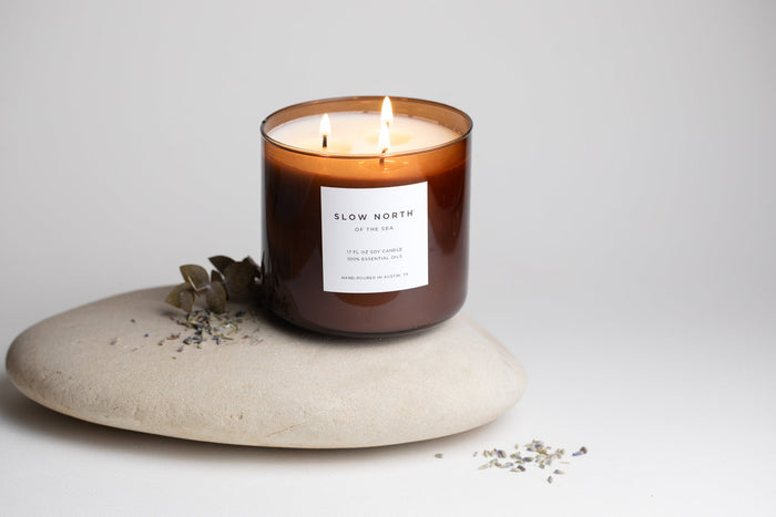 Of The Sea – Eucalyptus, Lavender & Peppermint Signature 3-Wick Soy Candle