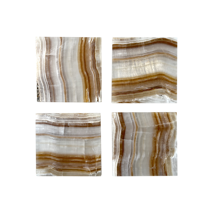 Onyx Coasters - Caramels
