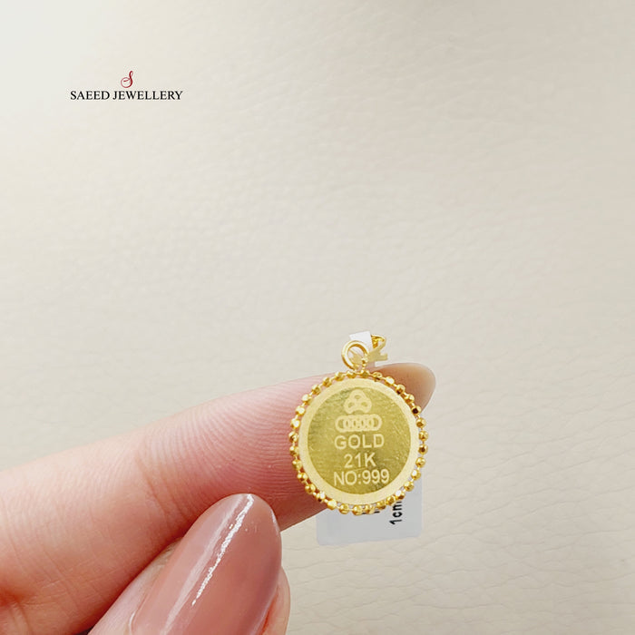 21K تعليقة اونصه-مجوهرات الشيخ سعيد-Saeed Jewelry