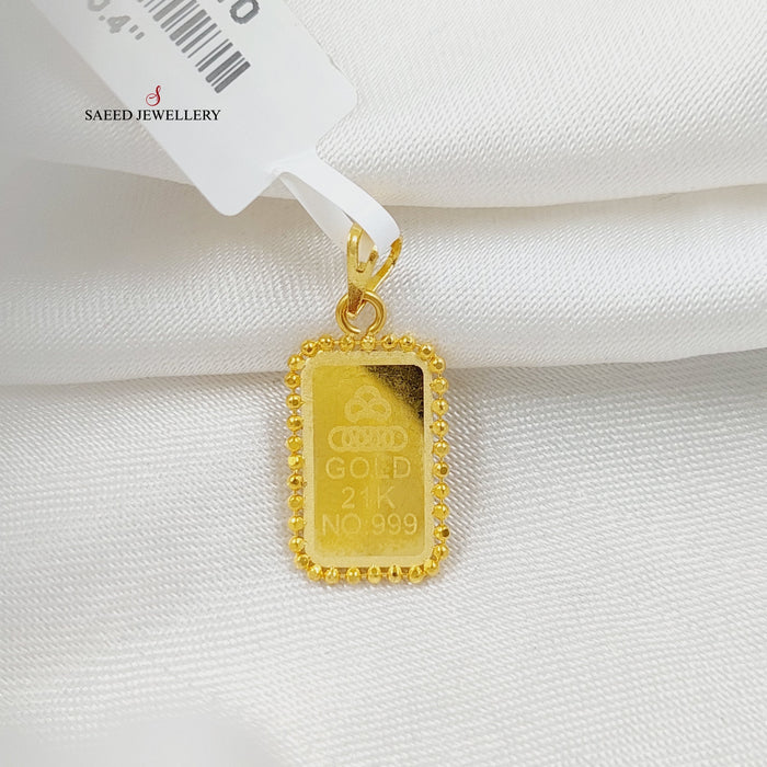 21K تعليقة اونصه-مجوهرات الشيخ سعيد-Saeed Jewelry