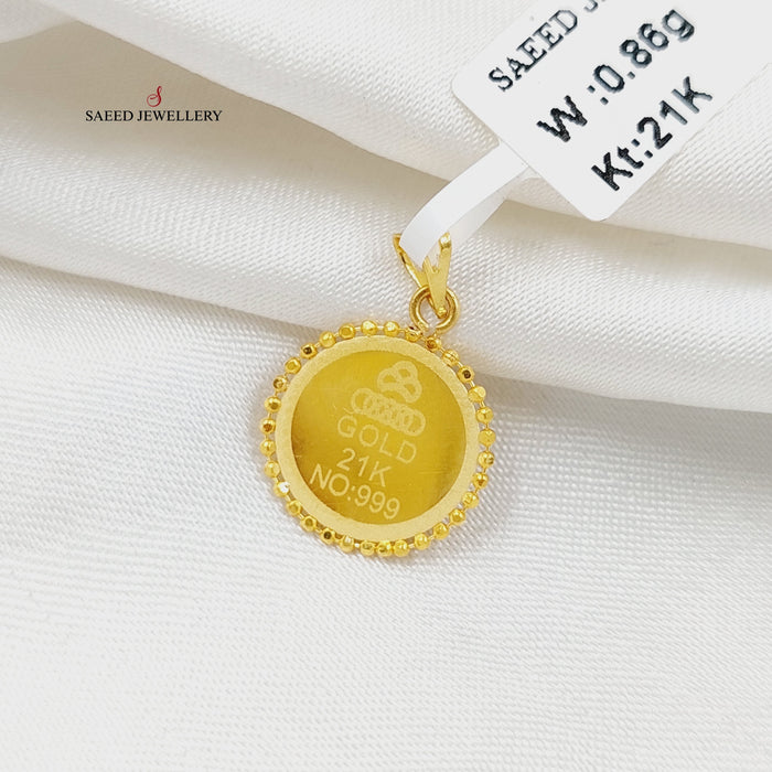 21K تعليقة اونصه-مجوهرات الشيخ سعيد-Saeed Jewelry