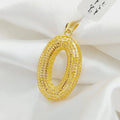 Oval Pendant Made Of 21K Yellow Gold by Saeed Jewelry-28157