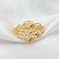 Oval Ring  Made Of 21K Yellow Gold by Saeed Jewelry-28939