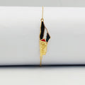Palestine Bracelet Made Of 18K Yellow Gold by Saeed Jewelry-28087