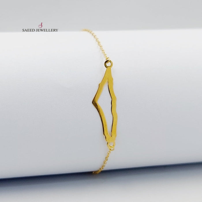 Palestine Bracelet  Made Of 18K Yellow Gold by Saeed Jewelry-29632
