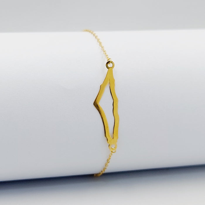Palestine Bracelet  Made Of 18K Yellow Gold by Saeed Jewelry-29445