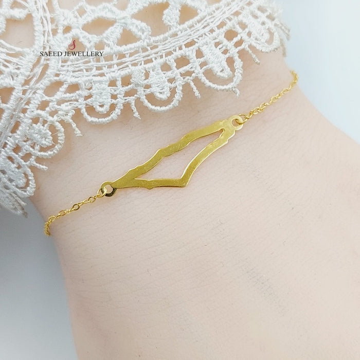 Palestine Bracelet  Made Of 18K Yellow Gold by Saeed Jewelry-29632