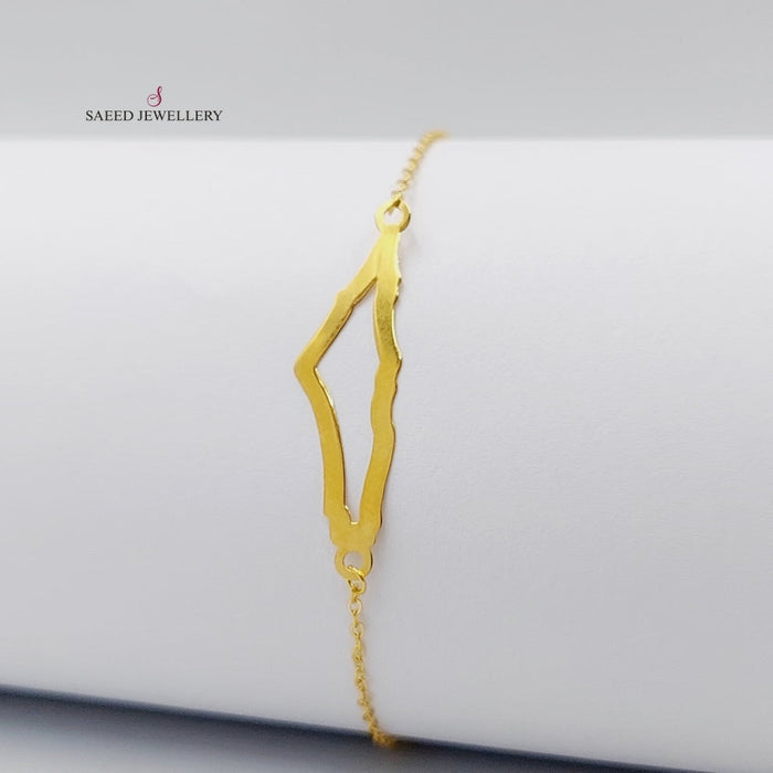 Palestine Bracelet  Made Of 18K Yellow Gold by Saeed Jewelry-29632
