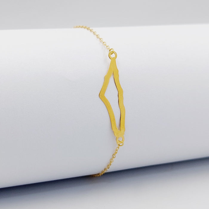 Palestine Bracelet  Made Of 18K Yellow Gold by Saeed Jewelry-29445
