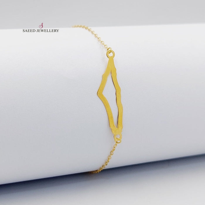 Palestine Bracelet  Made Of 18K Yellow Gold by Saeed Jewelry-29632