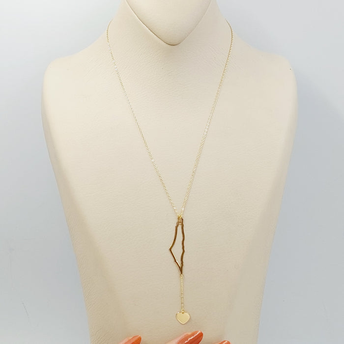 Palestine Necklace Made Of 18K Yellow Gold by Saeed Jewelry-28072