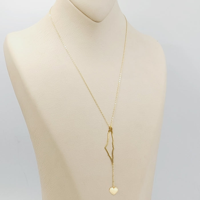 Palestine Necklace Made Of 18K Yellow Gold by Saeed Jewelry-28072