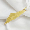 Palestine Pendant Made Of 18K Yellow Gold by Saeed Jewelry-27552