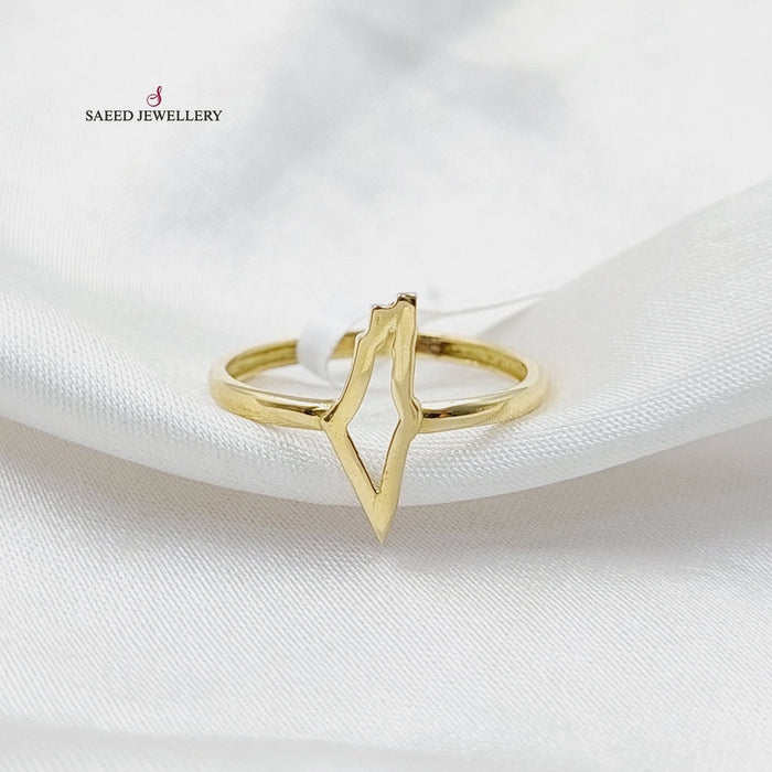 Palestine Ring  Made Of 18K Yellow Gold by Saeed Jewelry-30119