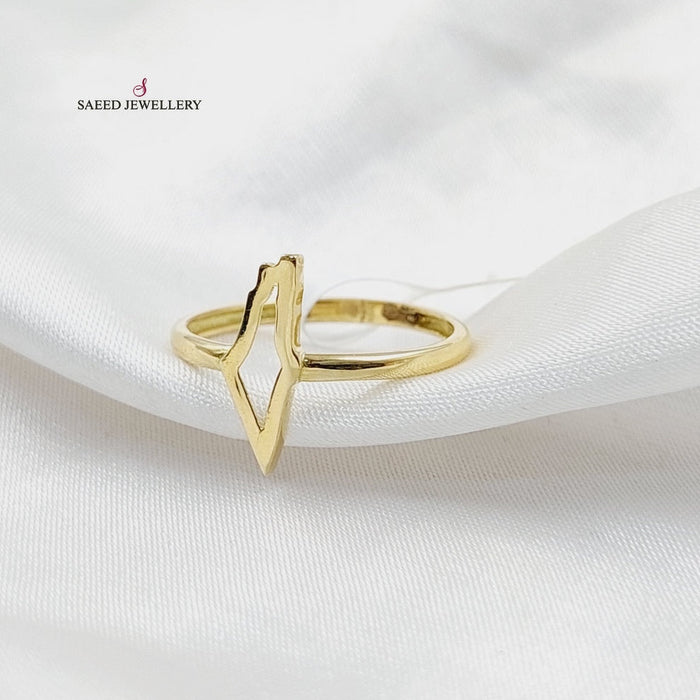 Palestine Ring  Made Of 18K Yellow Gold by Saeed Jewelry-30119