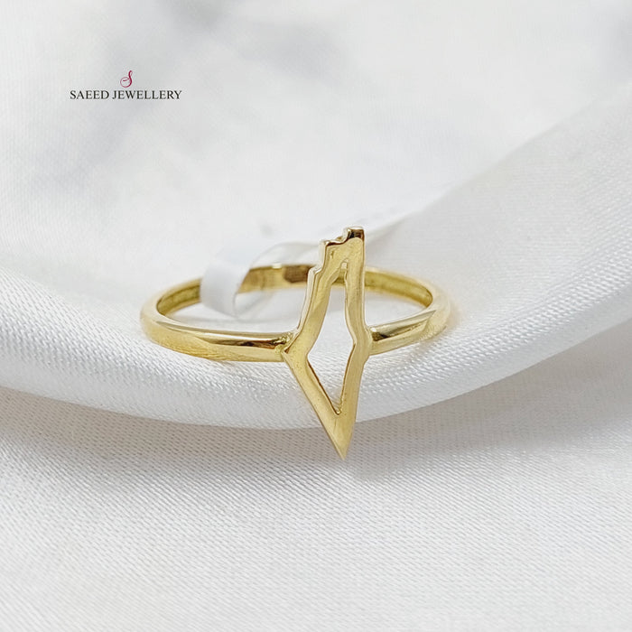 Palestine Ring  Made Of 18K Yellow Gold by Saeed Jewelry-29884