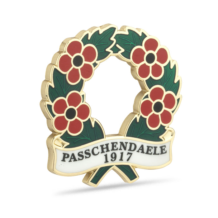Passchendaele 1917 Poppy Wreath Badge