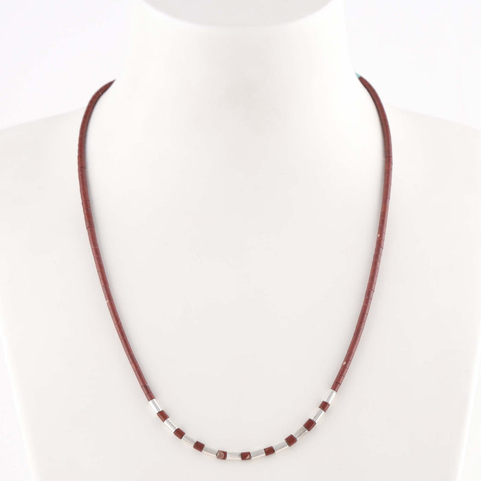Pipestone Heishi Necklace