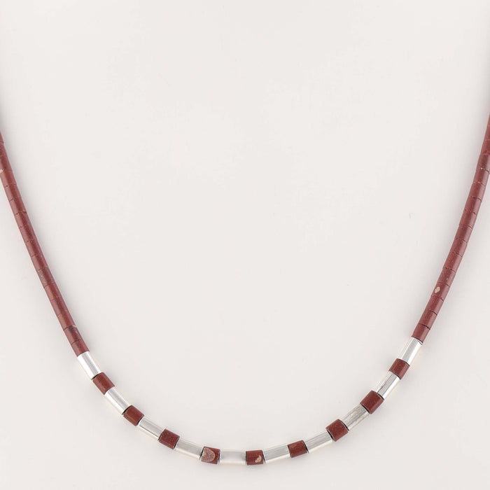 Pipestone Heishi Necklace