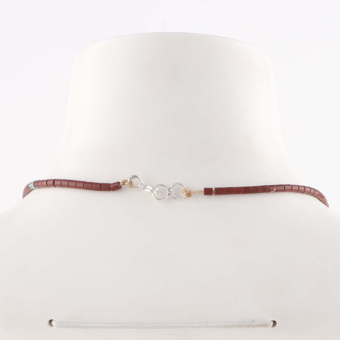 Pipestone Heishi Necklace