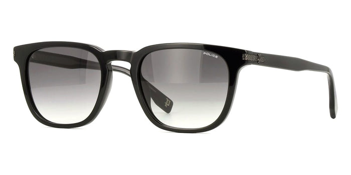 Police Grind 1 SPLR74 #colour_shiny black/grey gradient with light mirror