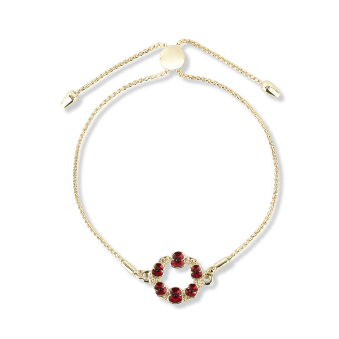 Poppy Wreath Bracelet