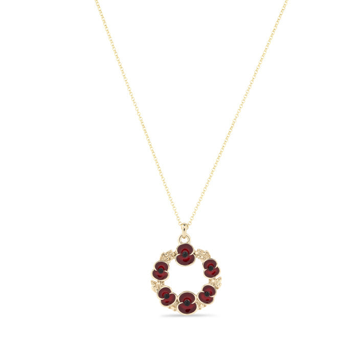 Poppy Wreath Necklace