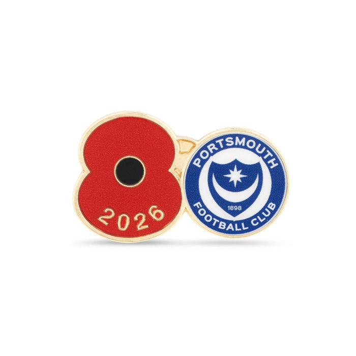 Portsmouth Poppy Football Pin 2026
