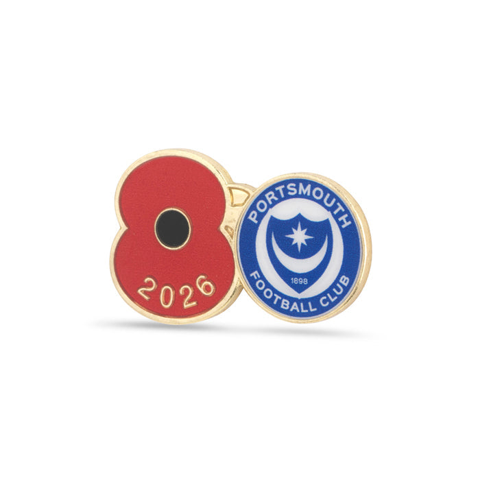 Portsmouth Poppy Football Pin 2026