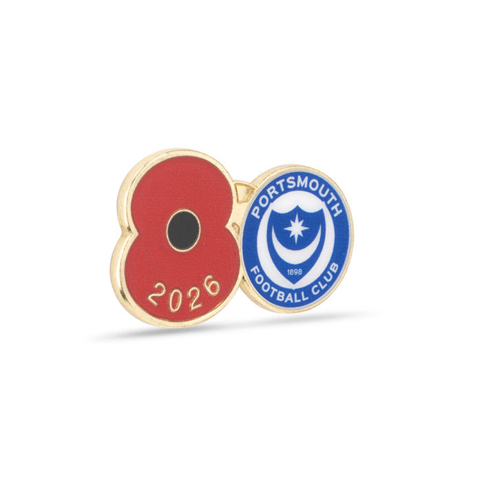 Portsmouth Poppy Football Pin 2026