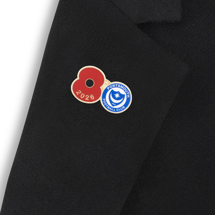 Portsmouth Poppy Football Pin 2026