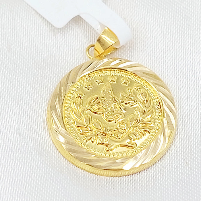 18K تعليقة رشادي قشرة-مجوهرات الشيخ سعيد-Saeed Jewelry