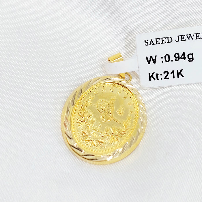 18K تعليقة رشادي قشرة-مجوهرات الشيخ سعيد-Saeed Jewelry