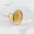 18K خاتم رشادي قشرة-مجوهرات الشيخ سعيد-Saeed Jewelry