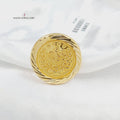 18KK خاتم رشادي قشرة-مجوهرات الشيخ سعيد-Saeed Jewelry