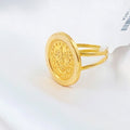 18K خاتم رشادي قشرة-مجوهرات الشيخ سعيد-Saeed Jewelry