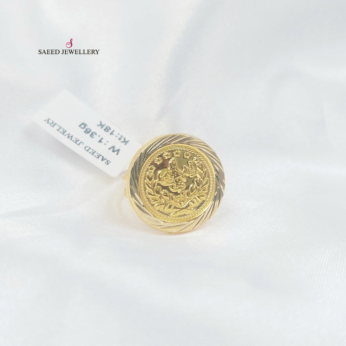 18K خاتم رشادي قشرة-مجوهرات الشيخ سعيد-Saeed Jewelry