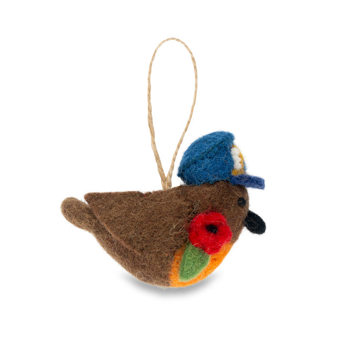 RAF Robin Felt Christmas Decoration