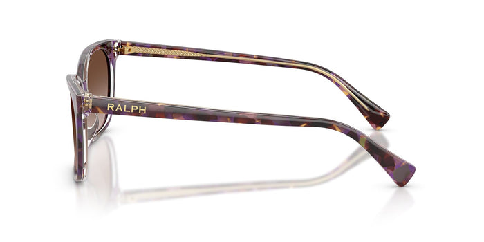 Ralph by Ralph Lauren RA5348U #colour_violet havana on clear/brown gradient