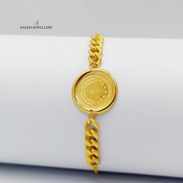 18K اسوارة جنزير رشادي-مجوهرات الشيخ سعيد-Saeed Jewelry