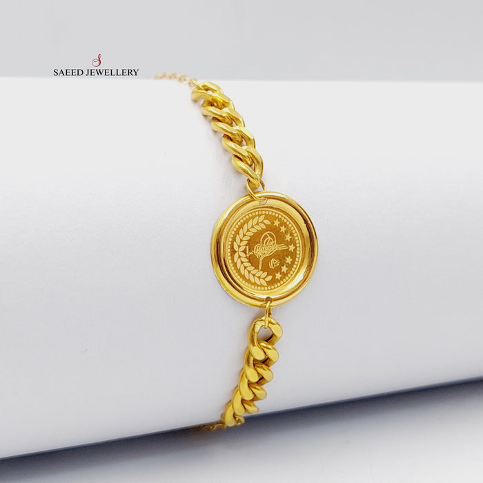 18K اسوارة جنزير رشادي-مجوهرات الشيخ سعيد-Saeed Jewelry