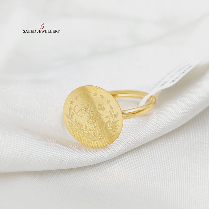 21K خاتم اثمان رشادي-مجوهرات الشيخ سعيد-Saeed Jewelry
