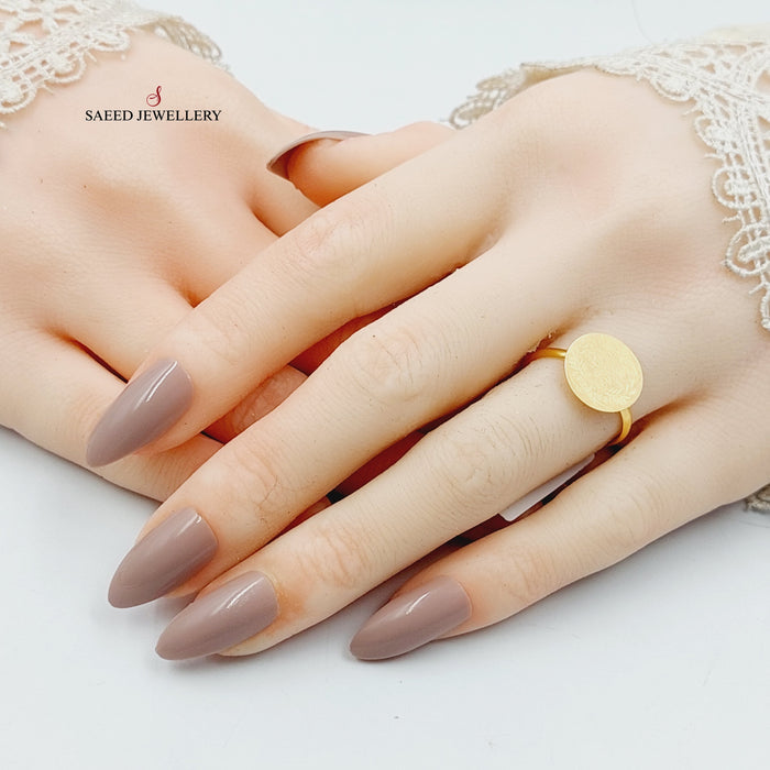 21K خاتم اثمان رشادي-مجوهرات الشيخ سعيد-Saeed Jewelry