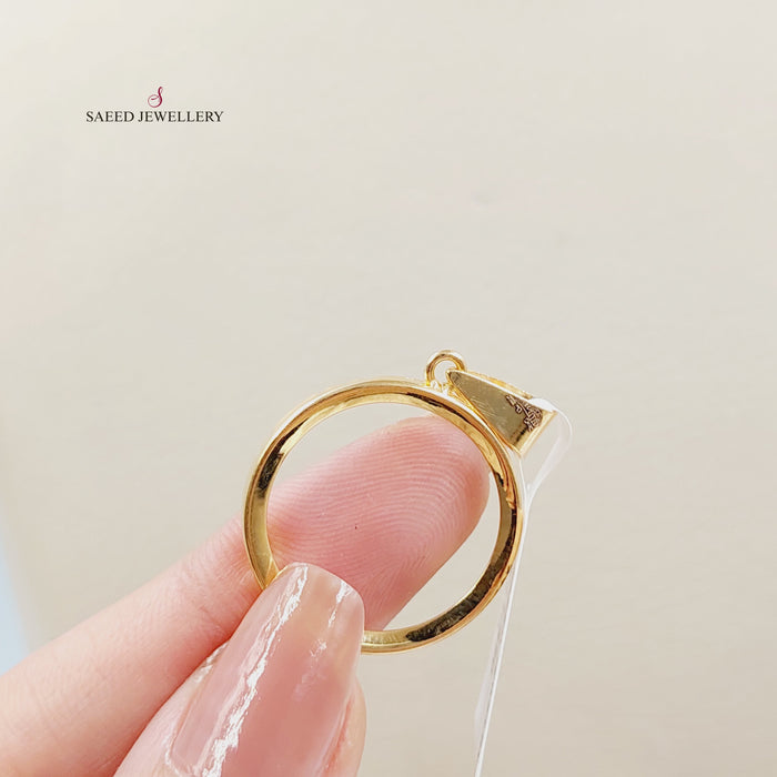 21K برواز ليرات رشادي-مجوهرات الشيخ سعيد-Saeed Jewelry